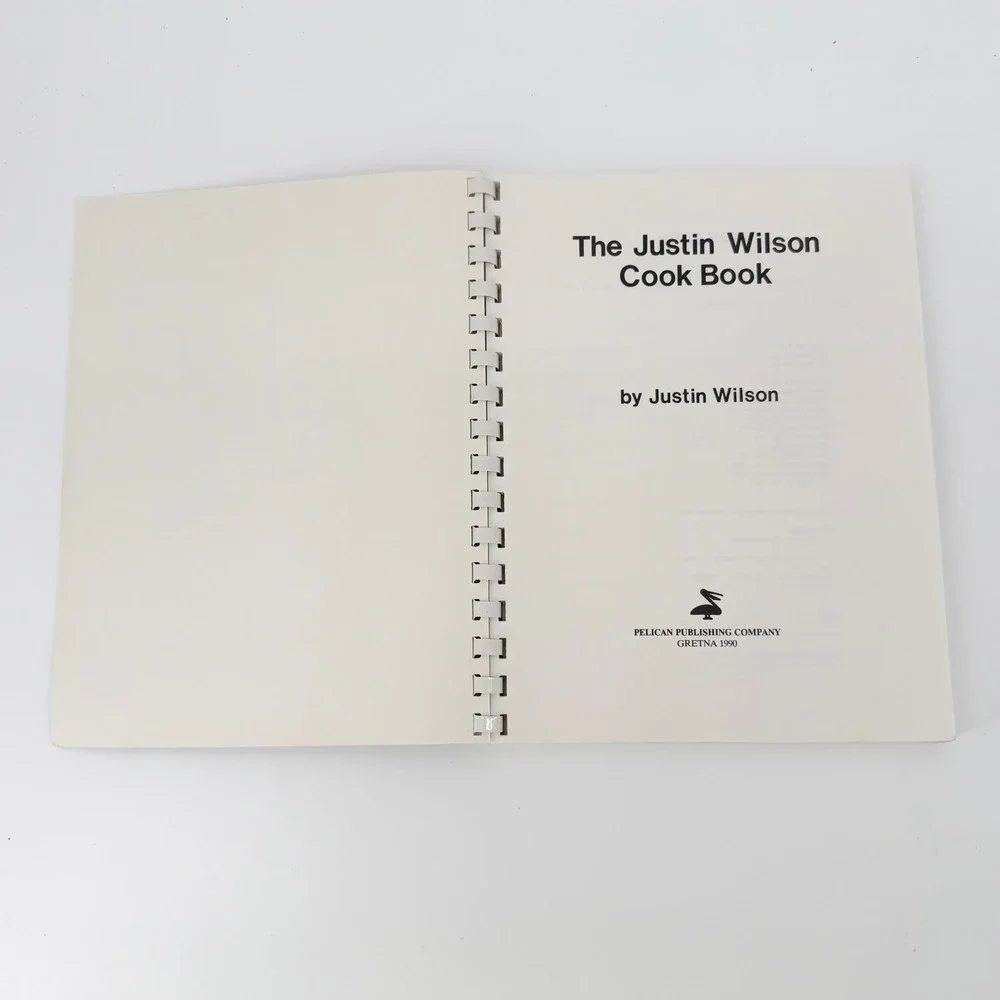Vintage The Justin Wilson Cook Book 1990 10th Print Pelican Publication